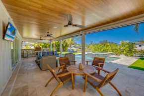 Come Sail A Bay, canal front with dock, 3 beds and 3 baths, single level